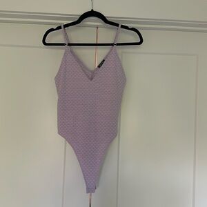 Wild fable bodysuit in lilac